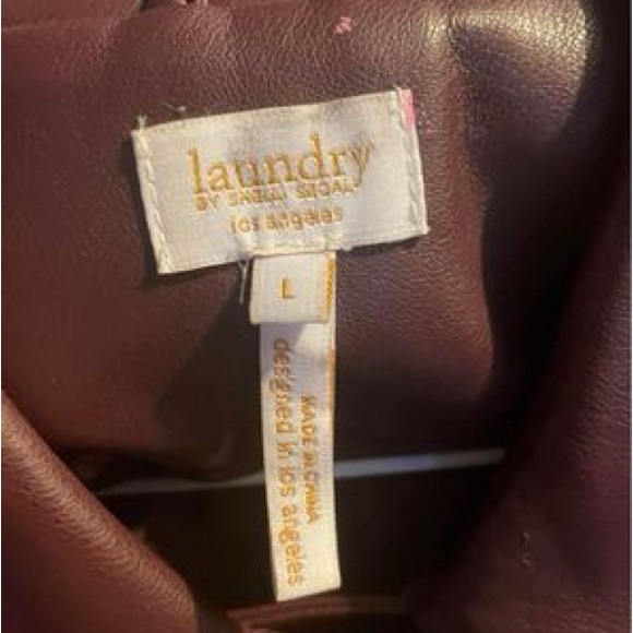 Leather jacket by Shelli segal - Picture 3 of 3